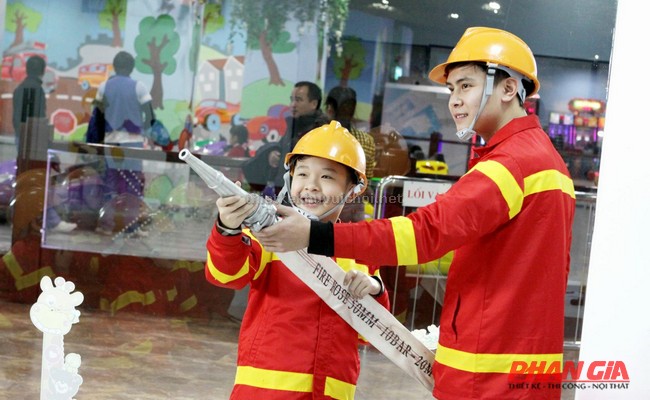 thiết kế khu vui chơi bé và bạn
