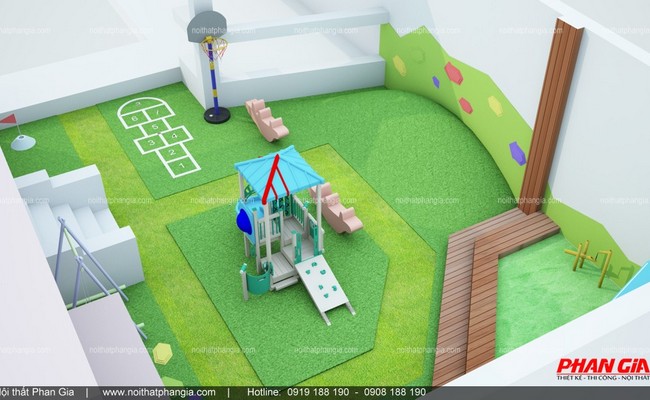  thiết kế khu vui chơi ngoài trời trong biệt thự gia đình