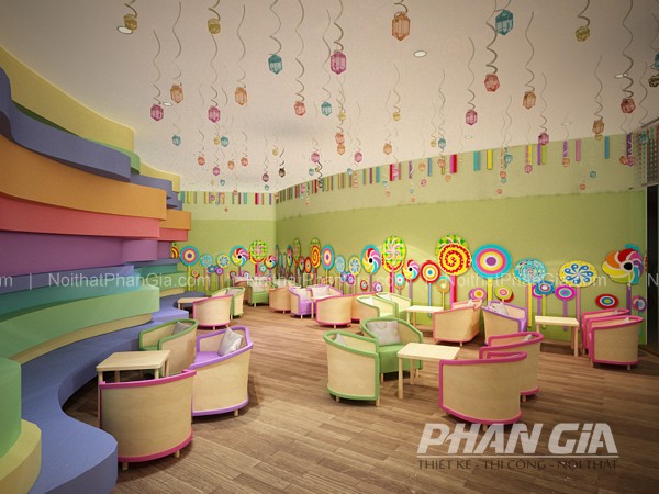 thiết kế khu vui chơi trong nhà