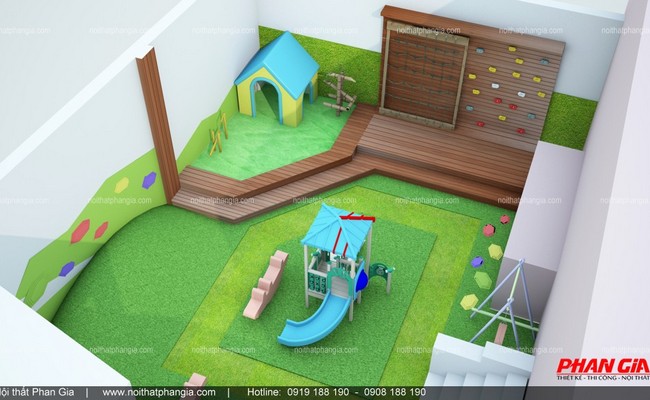 Khu vui chơi ngoài trời trong biệt thự gia đình- mang thế giới đến tận ngôi nhà của bé